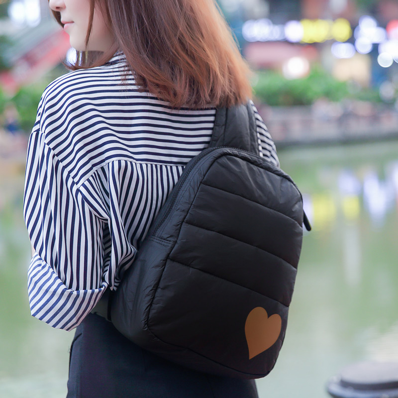 Black Tyvek Crossbody bag Small