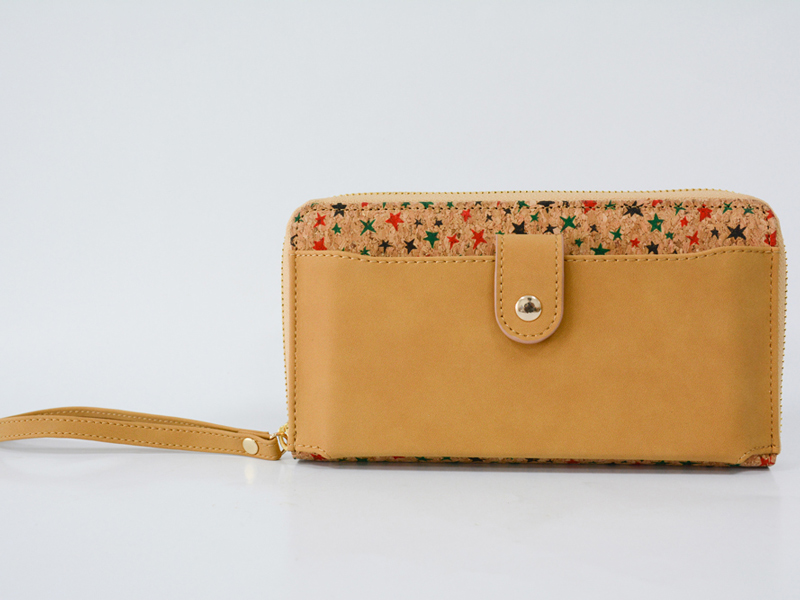 Women’s Cork Travel Continental Wristlet Wallet