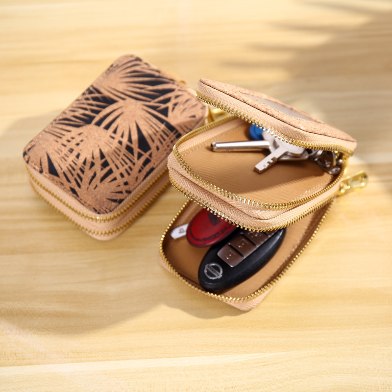 Cork Pocket Key Organizer Case