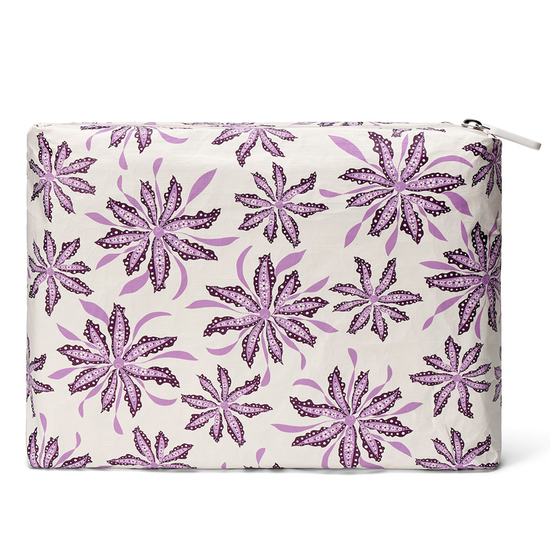 Naupaka Kahakai Purple Medium Tyvek Pouch