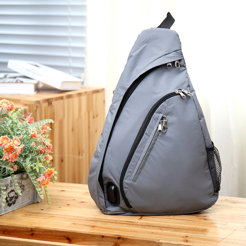 Crossbody travel backpack