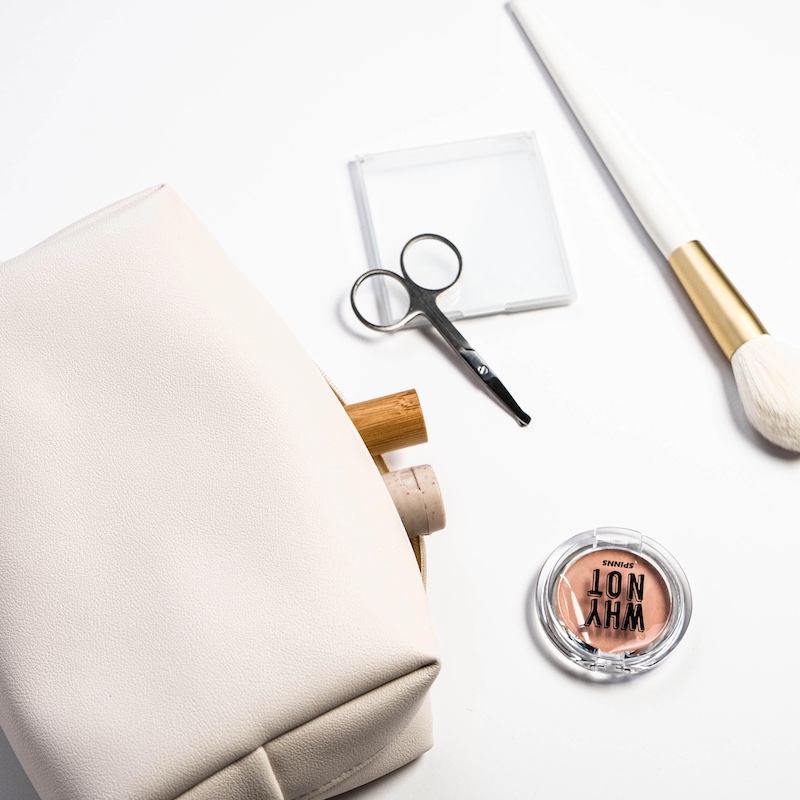 ISO BSCI leather cosmetic bag OEM