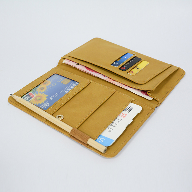 Cork Travel Wallet RFID Blocking Document Organizer Bag/Family Passport Holder
