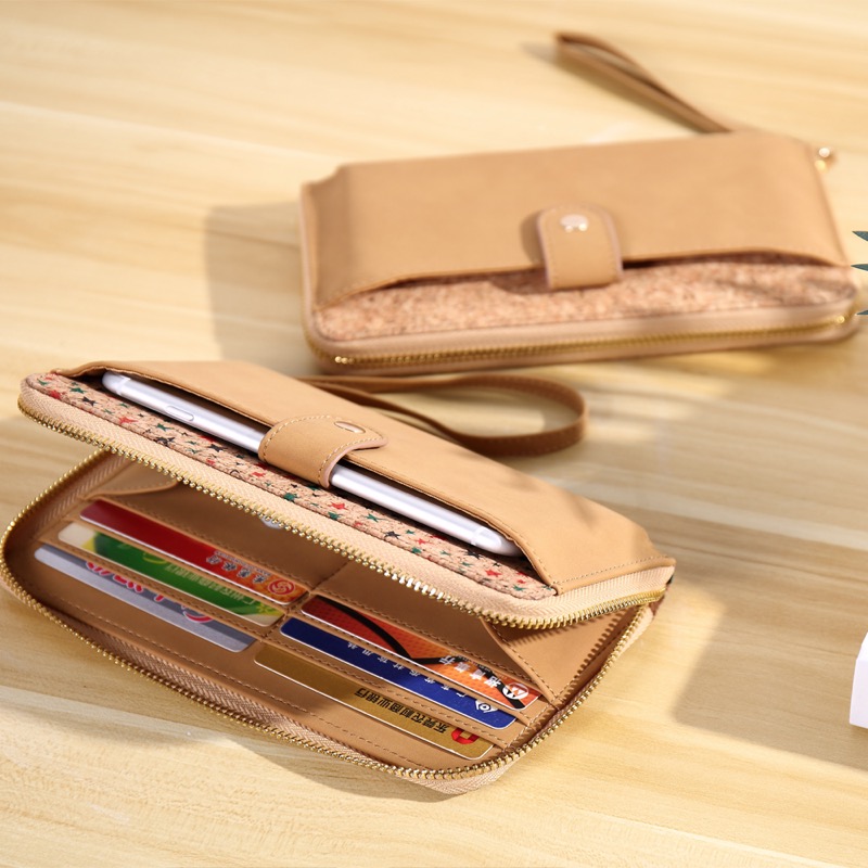 Vegan Cork RFID Blocking Wallets for Men Women