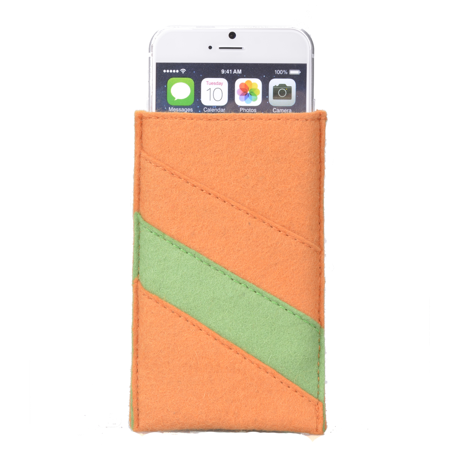  Executive Sleeve for iPhone SE 2020 & iPhone 8, 7, 6 & 6S／Premium wool felt Slip-on Case