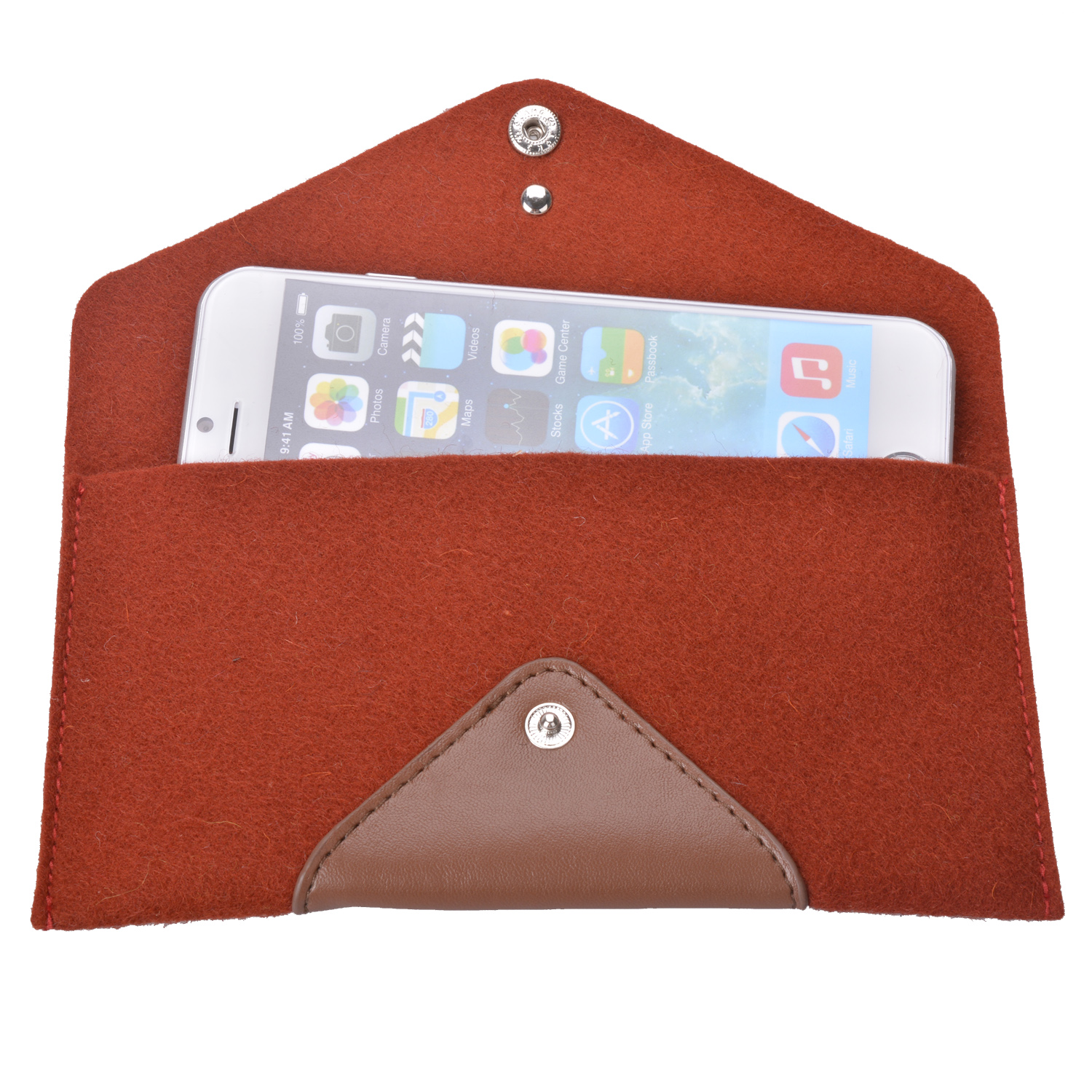 iPhone SE Case/Vintage Soft Felt Wallet Pouch Phone Bag for iPhone SE 4.7 inch