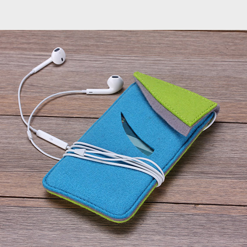 Wallet Case for iPhone 11/iPhone 11 Pro/iPhone 11 Pro Max 2019, wool felt phone Case Cover Credit Card Holder
