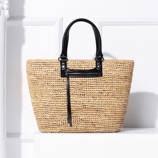 straw beach bag