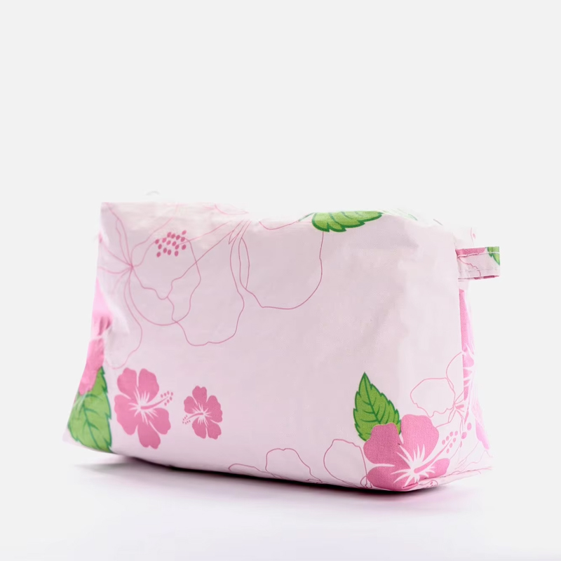 Custom Printed Durable Lightweight Fashionable Tyvek® Pouch – Eco-Friendly Cosmetic Makeup Bag