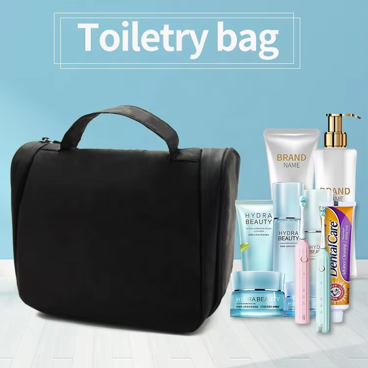 Large-Capacity Waterproof Tyvek® Hanging Travel Organizer – The Perfect Toiletry Bag