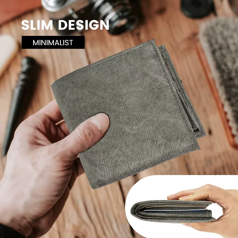 Custom Printed DuPont™ Tyvek® Card Holder & Wallet – Waterproof, Recyclable Paper Design