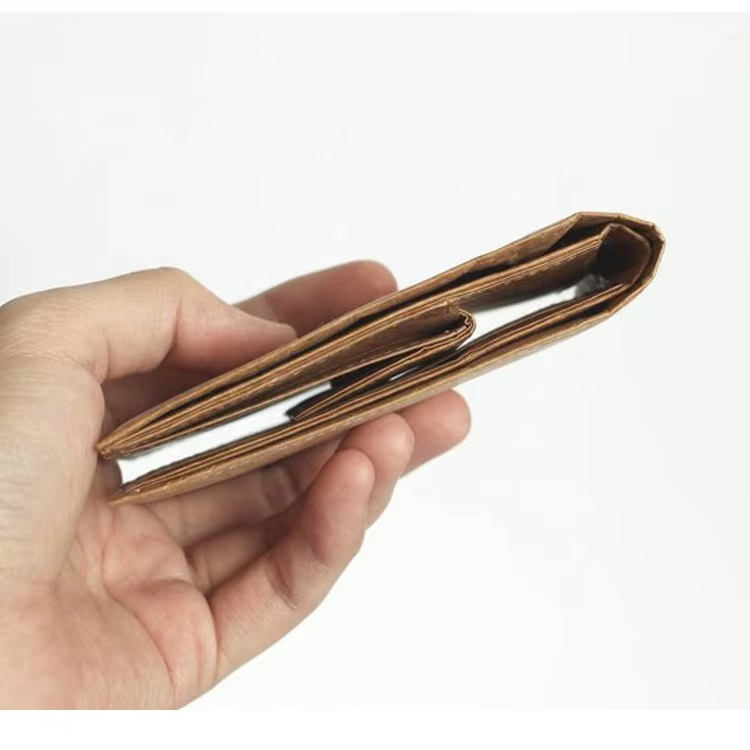 Custom Waterproof & Recyclable Tyvek® Wallet with Coin Pocket – Tear-Resistant Paper Design