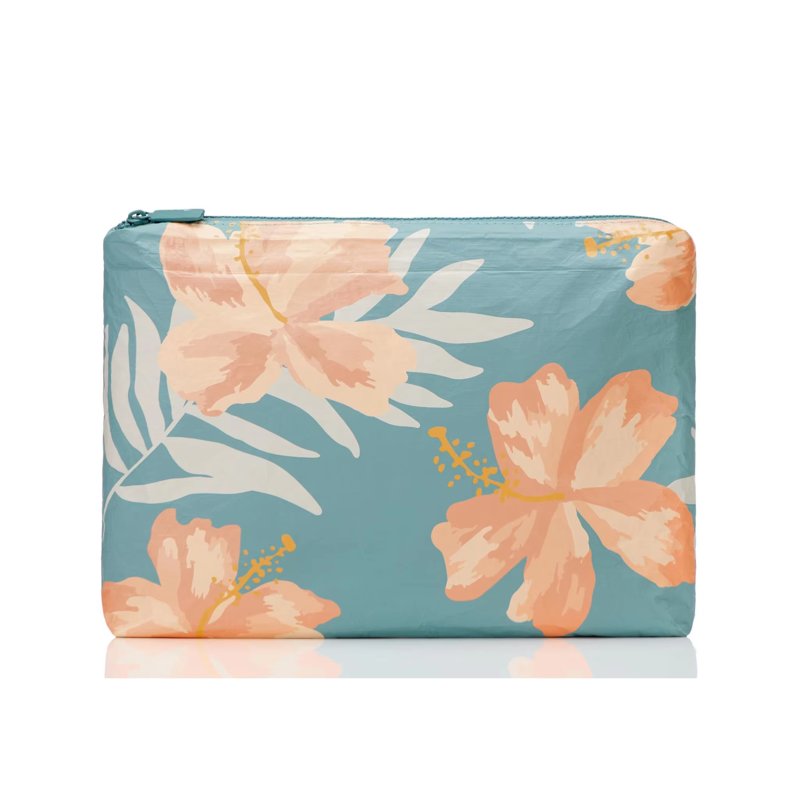 Custom Printed Waterproof Tyvek® Large Cosmetic Bag – Lightweight Wet/Dry Beach Pouch