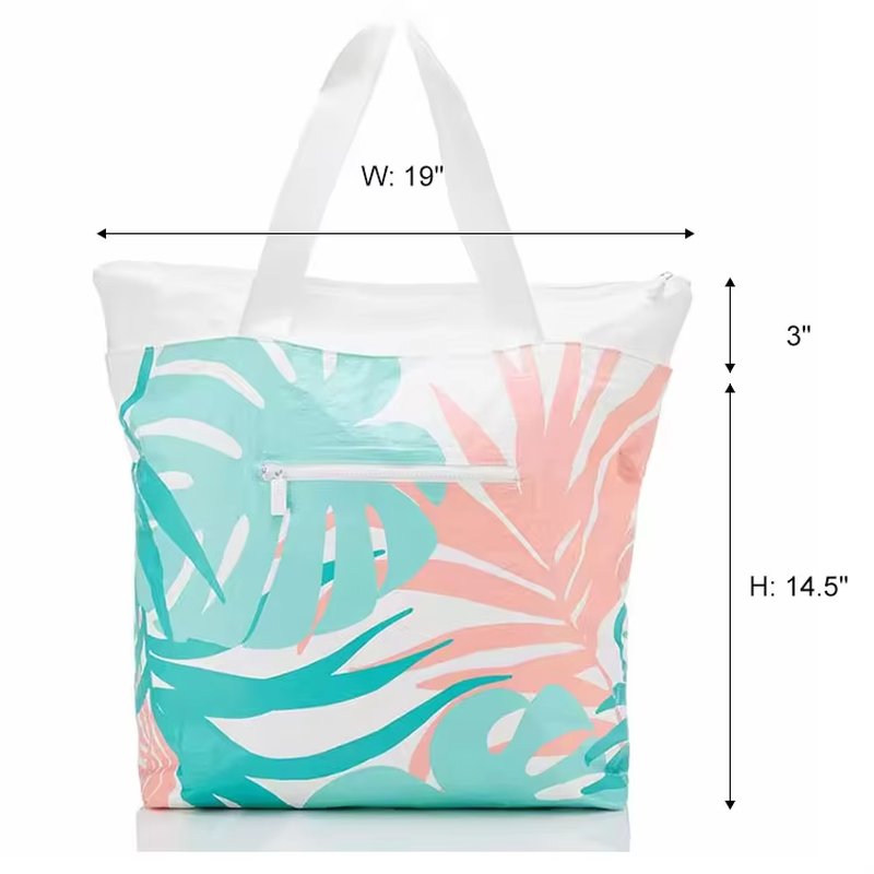 Custom Eco-Friendly Tyvek® Zipper Tote – Fashionable Travel & Shipping Bag