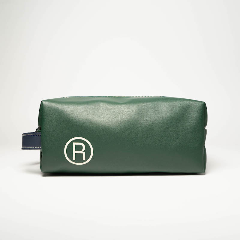High-Grade Fashion Green Leather Cosmetic Bag – Custom OEM/ODM Travel Organizer