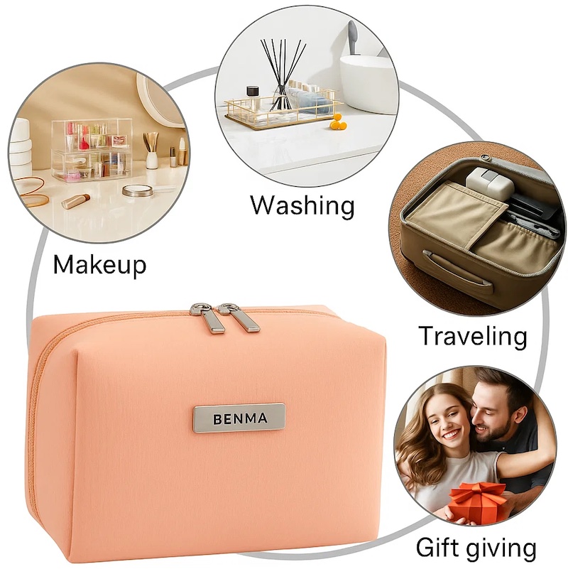 Customizable Polyester Cosmetic Bag – Fashionable Makeup Pouch with Logo | OEM & ODM Custom Designs